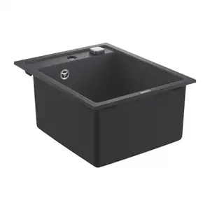 Imagine Chiuveta compozit montare pe blat Grohe K700 40x50 cm negru granit