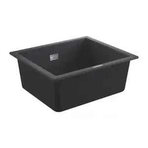 Imagine Chiuveta compozit Grohe K700U cu o cuva 53.3x45.7 cm negru granit