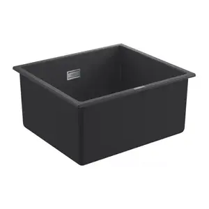 Imagine Chiuveta compozit Grohe K700U cu o cuva 45.7x40.6 cm negru granit
