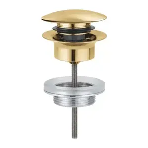 Imagine Ventil lavoar Grohe Push-Open auriu periat Cool Sunrise