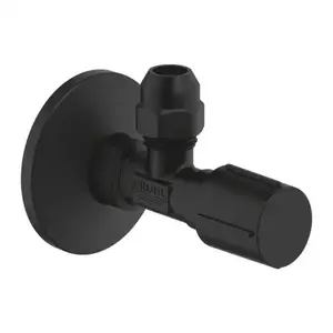 Imagine Robinet coltar Grohe negru mat Phantom Black 1/2"x3/8"