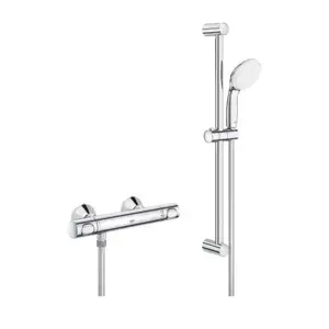 Imagine Set PROMO baterie dus Grohe Grohtherm 500 cu set de dus crom lucios