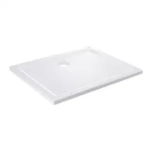 Imagine Cadita dus patrata Grohe Slim acril 80x80 cm alb alpin