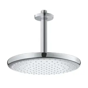 Imagine Palarie si brat de dus Grohe Tempesta 250 rotunda crom lucios