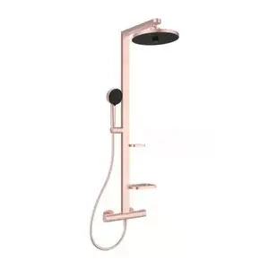 Imagine Sistem de dus cu baterie termostatata Ideal Standard Alu+ rose mat aluminiu