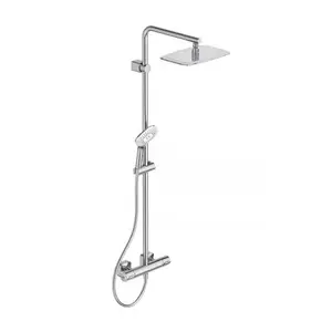 Imagine Sistem de dus cu baterie termostatata Ideal Standard Ceratherm 100 crom lucios