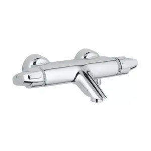 Imagine Baterie cada si dus termostatata Grohe Precision Comfort crom lucios