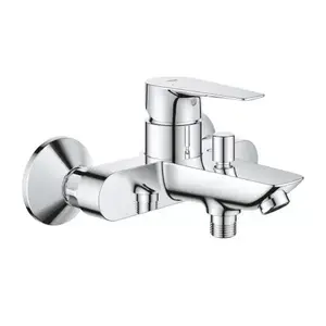 Imagine Baterie cada si dus Grohe BauEdge New crom lucios monocomanda