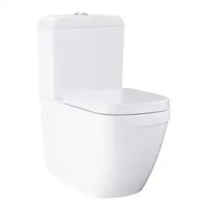 Imagine Set PROMO vas WC Grohe Euro Ceramic BTW Triple Vortex, PureGuard rezervor si capac