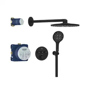 Imagine Sistem de dus Grohe SmartControl SmartActive 310 Round negru mat