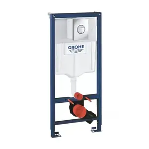 Imagine Set rezervor incastrat Grohe Rapid SL pentru vas WC cu clapeta crom Nova Cosmopolitan