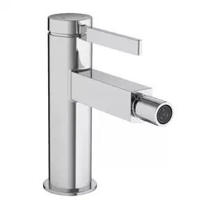 Imagine Baterie pentru bideu Hansgrohe Finoris cu ventil Pop-Up crom lucios