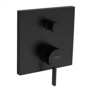 Imagine Baterie cada si dus incastrata Hansgrohe Finoris negru mat