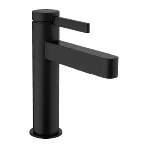 Imagine Baterie lavoar Hansgrohe Finoris 110 monocomanda negru cu ventil Pop-Up