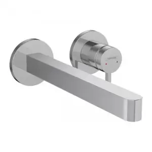 Imagine Baterie lavoar incastrata Hansgrohe Finoris 22.5 cm crom lucios