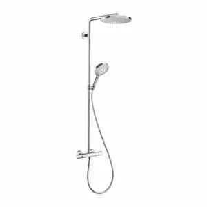 Imagine Sistem de dus cu baterie termostatata Hansgrohe Raindance Select S 240 cu 1 functie crom