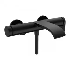 Imagine Baterie cada si dus Hansgrohe Vivenis monocomanda negru mat