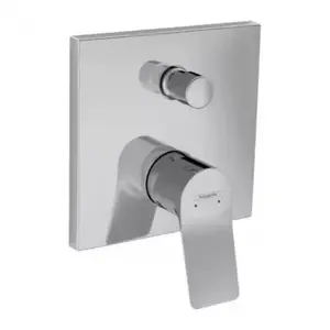 Imagine Baterie cada si dus incastrata Hansgrohe Vivenis crom lucios