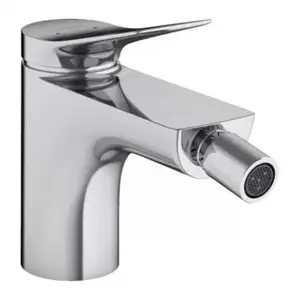 Imagine Baterie bideu Hansgrohe Vivenis cu ventil crom lucios