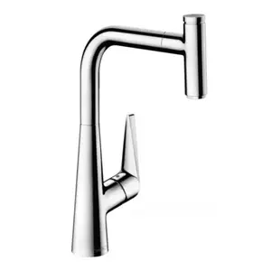 Imagine Baterie bucatarie cu dus extractibil Hansgrohe Talis Select M51 300 1 functie crom lucios
