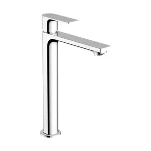 Imagine Baterie lavoar inalta Hansgrohe Rebris E 240 crom lucios cu ventil
