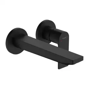 Imagine Baterie lavoar incastrata Hansgrohe Rebris E negru mat
