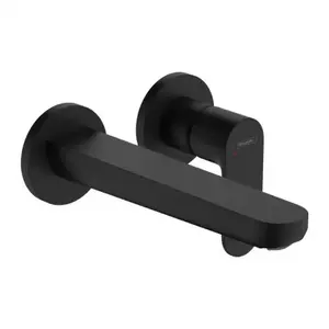 Imagine Baterie lavoar incastrata Hansgrohe Rebris S negru mat