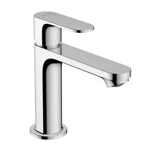 Imagine Baterie lavoar Hansgrohe Rebris S crom lucios cu ventil