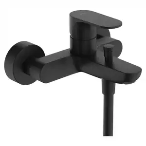 Imagine Baterie cada si dus Hansgrohe Rebris S monocomanda negru mat