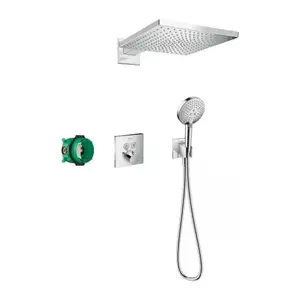 Imagine Sistem de dus incastrat Hansgrohe Raindance E 300 crom finisaj lucios