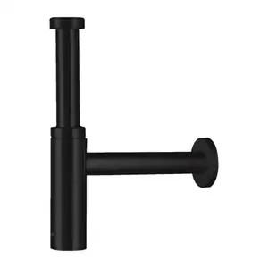 Imagine Sifon estetic pentru lavoar Hansgrohe Flowstar S negru finisaj mat