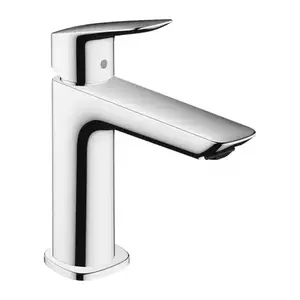 Imagine Baterie lavoar Hansgrohe Logis 110 Fine crom lucios cu ventil