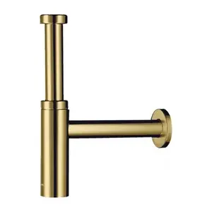 Imagine Sifon estetic pentru lavoar Hansgrohe Flowstar S auriu finisaj lucios