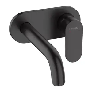 Imagine Baterie lavoar incastrata Hansgrohe Vernis Blend 20.7 cm negru mat