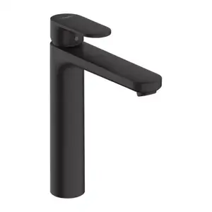 Imagine Baterie lavoar inalta Hansgrohe Vernis Blend 190 negru mat monocomanda