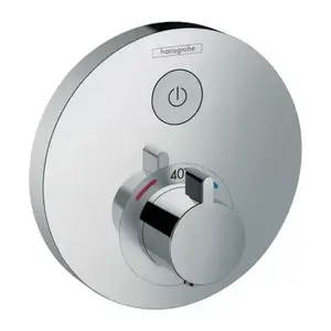 Imagine Baterie dus termostatata Hansgrohe ShowerSelect S cu 1 functie crom-lucios