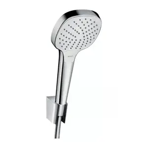 Imagine Set de dus cu porter Hansgrohe Croma Select E crom lucios