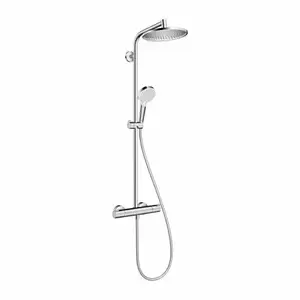 Imagine Sistem de dus Hansgrohe Crometta S cu baterie dus termostatata crom lucios