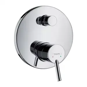 Imagine Baterie cada si dus incastrata Hansgrohe Talis S crom lucios