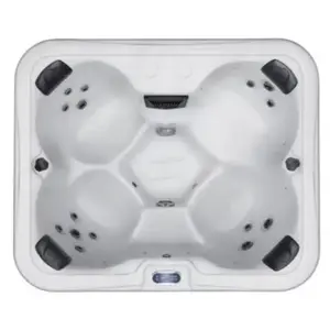 Imagine Minipiscina Glass Escape 18 alb 180x150x74 cm pentru 4 persoane