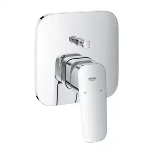 Imagine Baterie cada si dus incastrata Grohe Cubeo monocomanda crom lucios