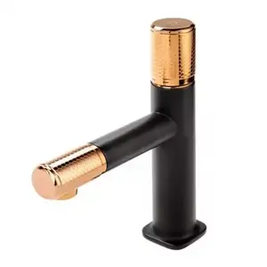 Imagine Baterie lavoar FDesign Ardesia negru-rose gold