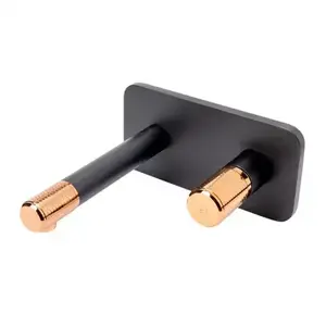 Imagine Baterie lavoar incastrata FDesign Ardesia negru-rose gold