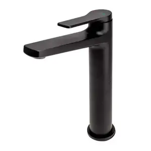 Imagine Baterie lavoar inalta FDesign Seppia negru mat monocomanda