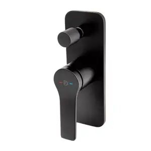 Imagine Baterie cada si dus incastrata FDesign Seppia negru mat monocomanda