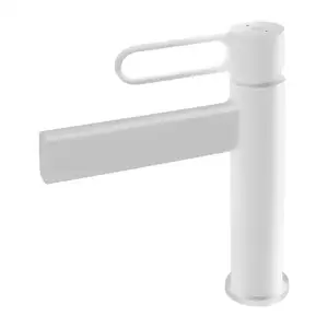 Imagine Baterie lavoar FDesign Zaffiro alb mat monocomanda