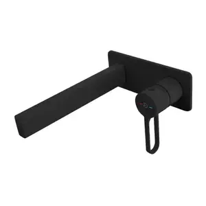 Imagine Baterie lavoar incastrata FDesign Zaffiro negru mat monocomanda