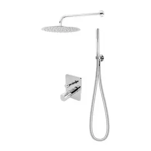 Imagine Sistem de dus incastrat FDesign Meandro crom lucios