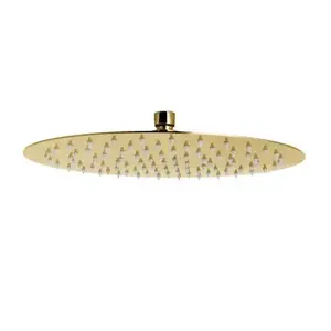 Imagine Palarie de dus rotunda FDesign Inula finisaj auriu 1 functie 300 mm