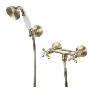 Imagine Set PROMO baterie dus FDesign Lacrima cu set de dus bronz periat